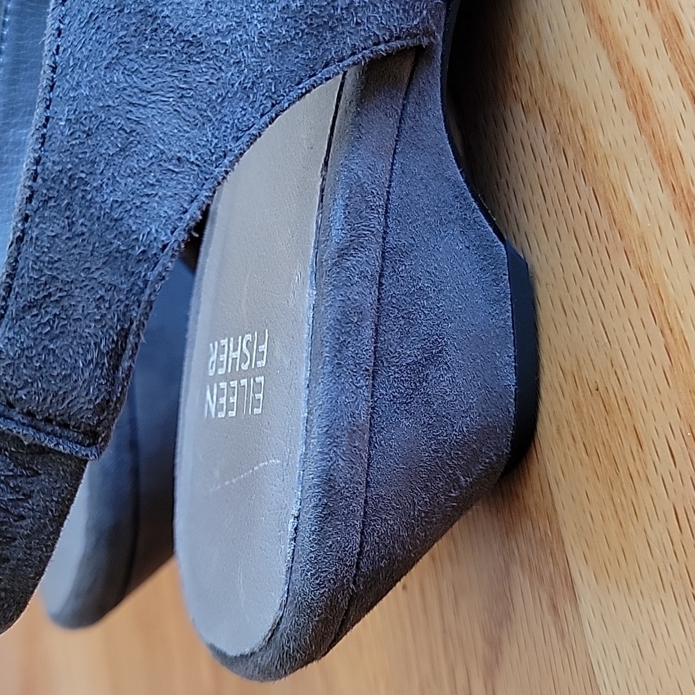 Eileen Fisher Vero Cuoio Leather Shoes - Picture 6 of 15